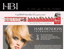 Tablet Screenshot of hbisalon.com